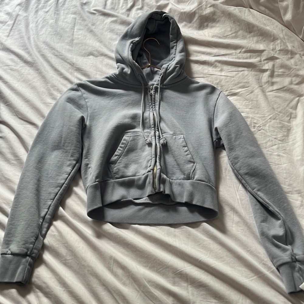 Brandy Melville cropped zip up